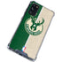 NBA Milwaukee Bucks Split Canvas Galaxy S20 FE Clear Case